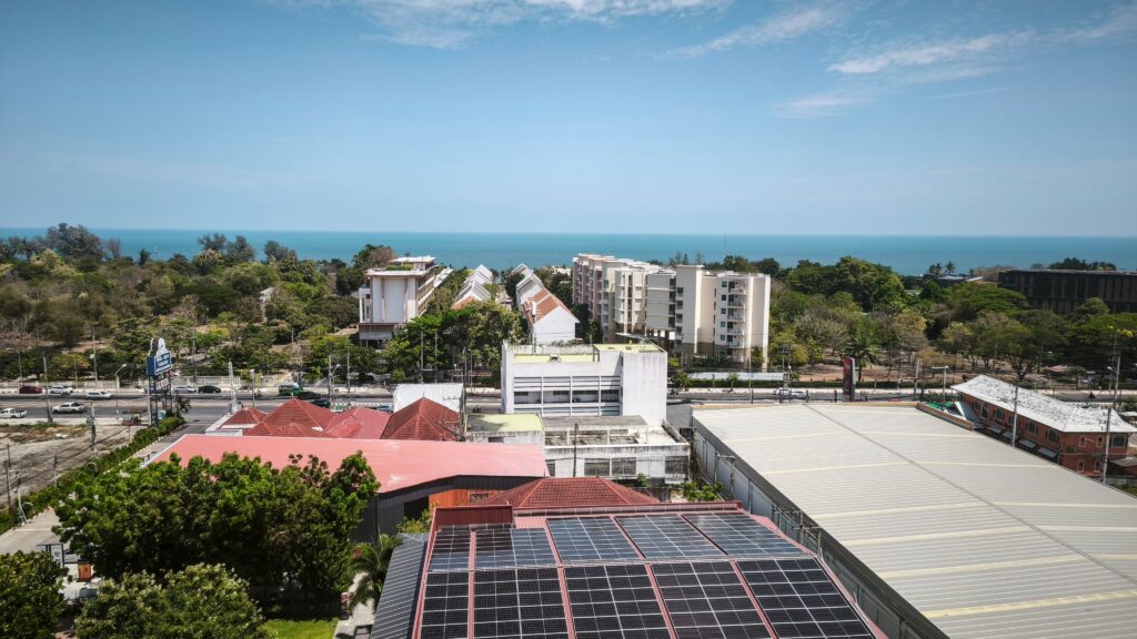 zicht vanuit de kamer